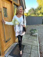 Winter White Soft Touch Abstract Knit Ava